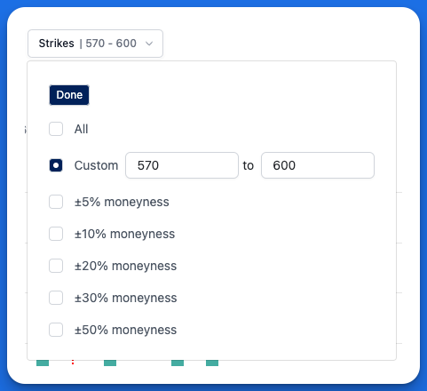 strike range selector