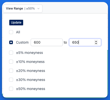 Strike Selector Feature